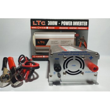 Инвертор (преобразователь) 12V-220V 300W BILTEMA (Тайвань, Швеция)